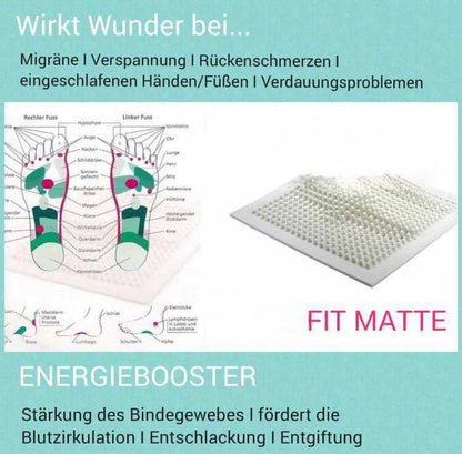 FIT MATTE Fussreflexzonen Massage Matte