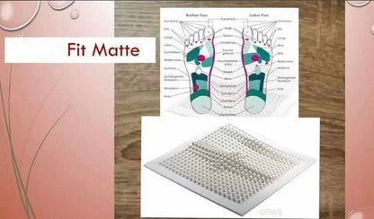 FIT MATTE Fussreflexzonen Massage Matte