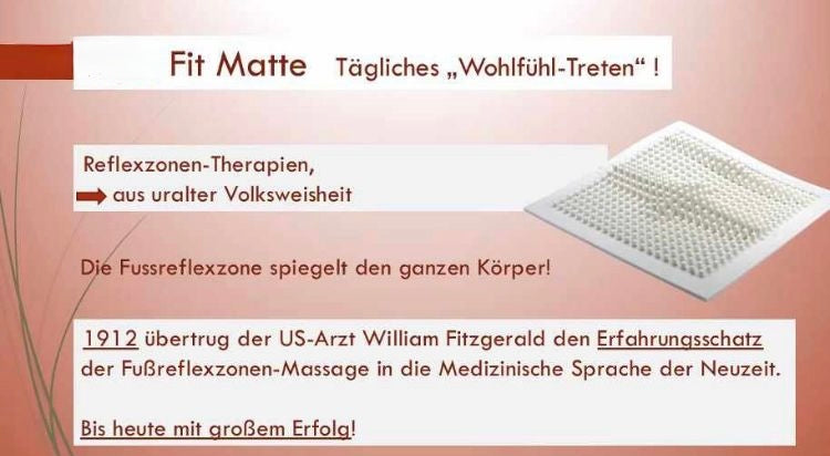 FIT MATTE Fussreflexzonen Massage Matte