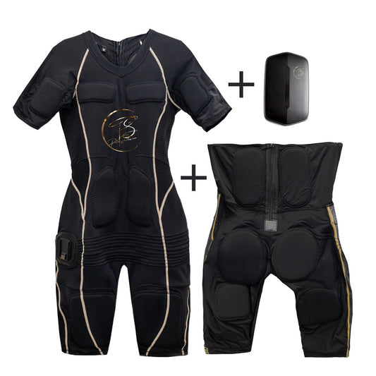 EMS Anzug + EMS-Hose + Powerbox + gratis App
