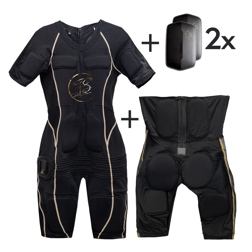 EMS Anzug + EMS-Hose + 2x Powerbox + gratis App
